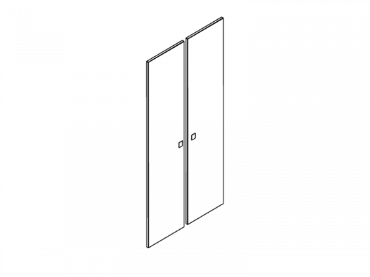 Двери высокие (пара) TES284554