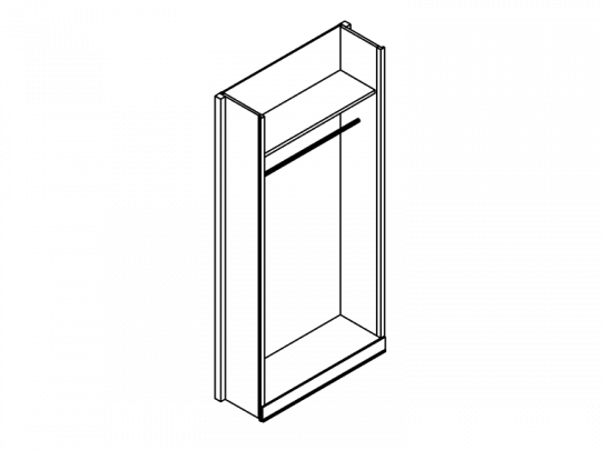 Модуль-гардероб 01171-RO LX