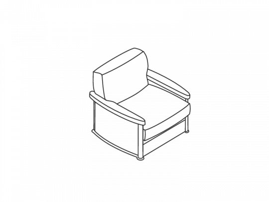 Кресло PVDIVATH1B