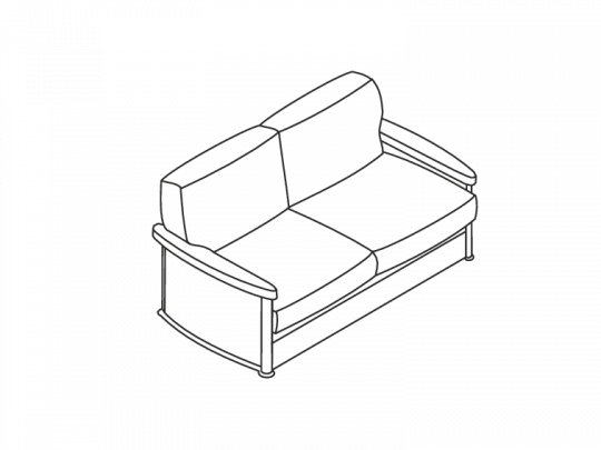 Диван PVDIVATH2B