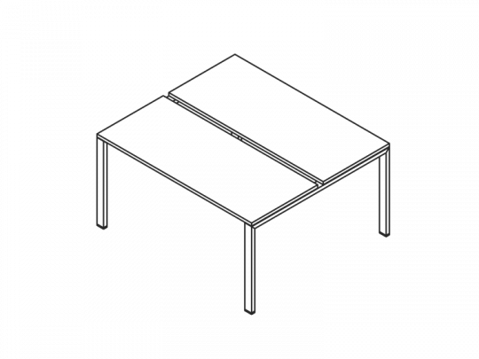 Стол METAL двойной  ACM122