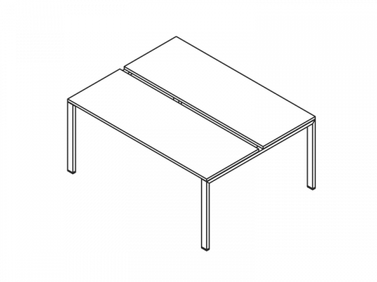 Стол METAL двойной  ACM123