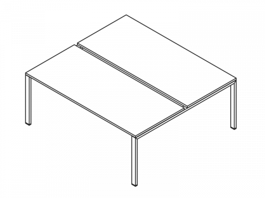 Стол METAL двойной ACM134