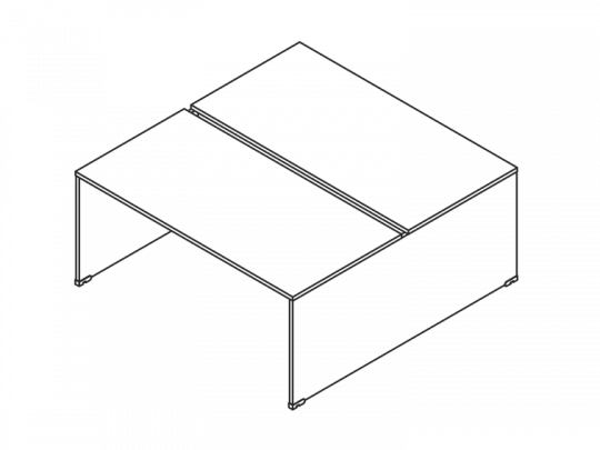 Стол двойной ACW133