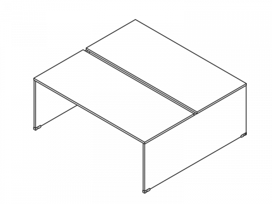 Стол двойной ACW134