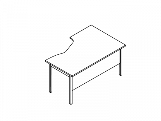 Стол левый 2МД.122(лев)