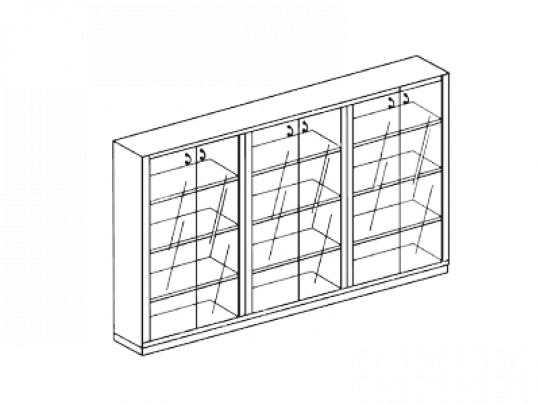 Шкаф средний PVPRIT/M1