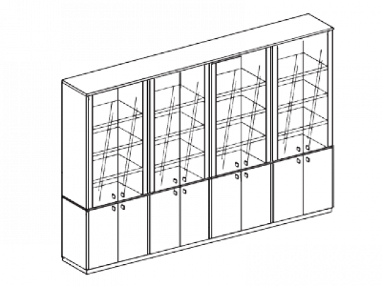 Шкаф высокий PVPRI/A4