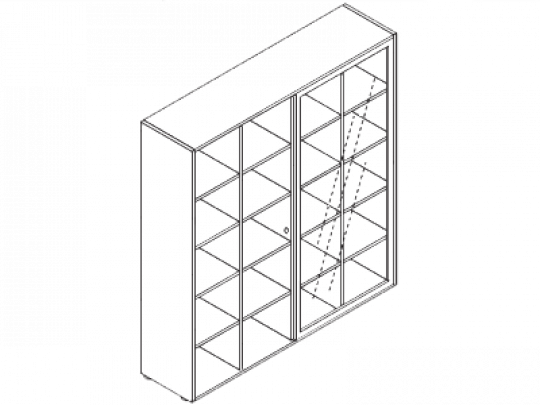 Шкаф-купе (стекло) 113262