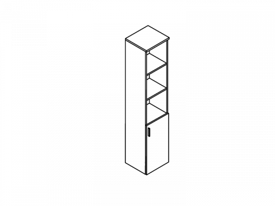 Шкаф высокий А2562