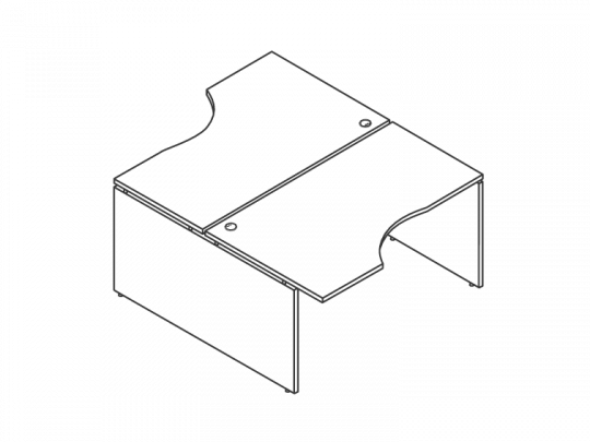 Стол двойной X2CET-149.2