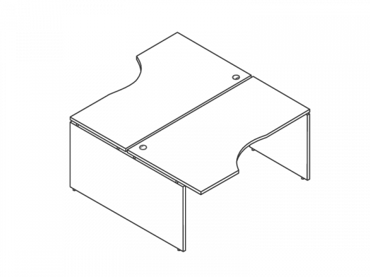 Стол двойной X2CET-169.2