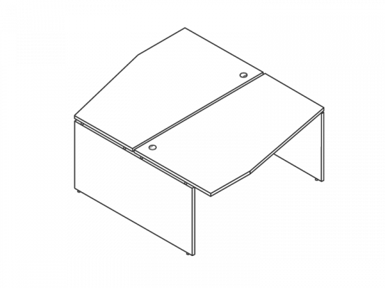 Стол двойной X2CT-169.2