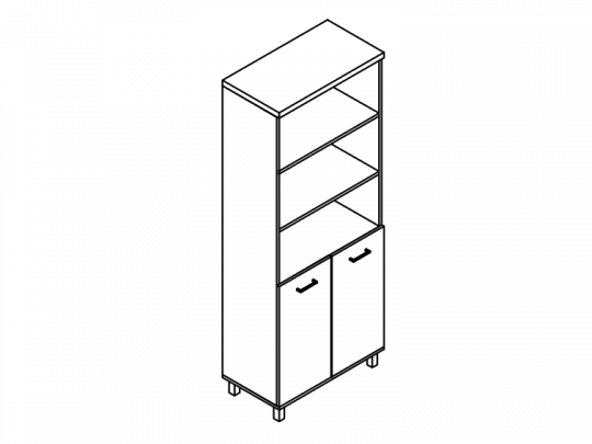 Шкаф высокий KST-1.1
