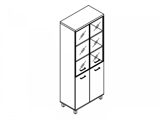 Шкаф высокий KST-1.2R