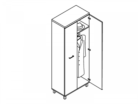 Гардероб KG-2