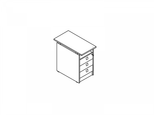 Тумба приставная Л.ТП–4.2