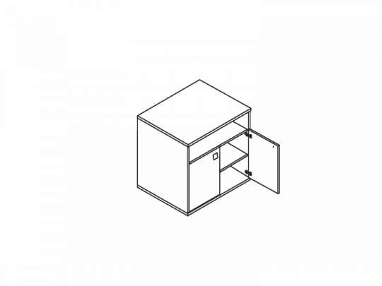 Тумба под оргтехнику Л.ТМ-1