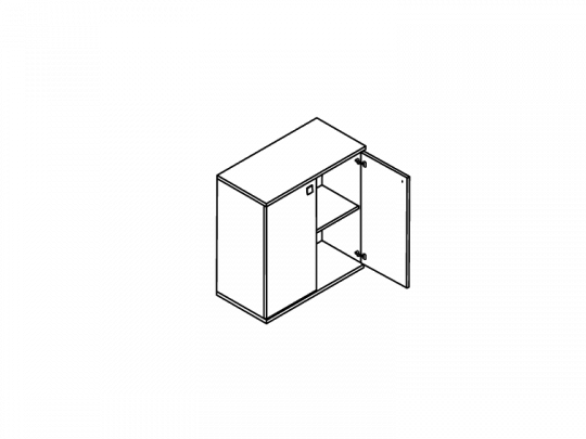Шкаф низкий Л.СТ-3.1