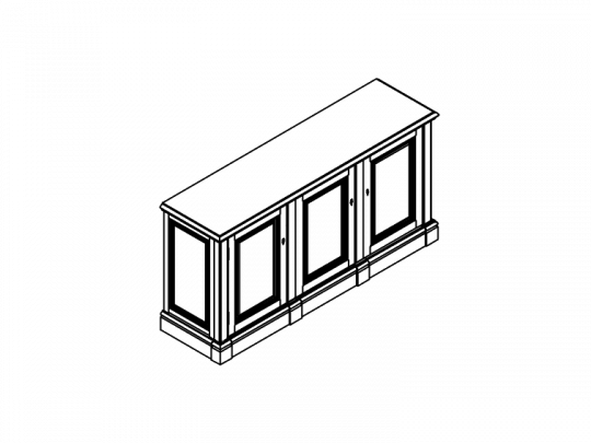 Шкаф низкий 5418