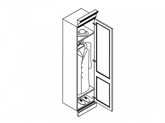 Секция гардеробная ANE29D