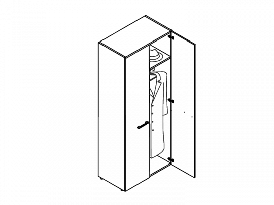 Гардероб TCW-85