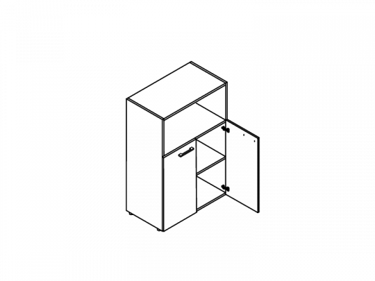 Шкаф средний TMC-85.3