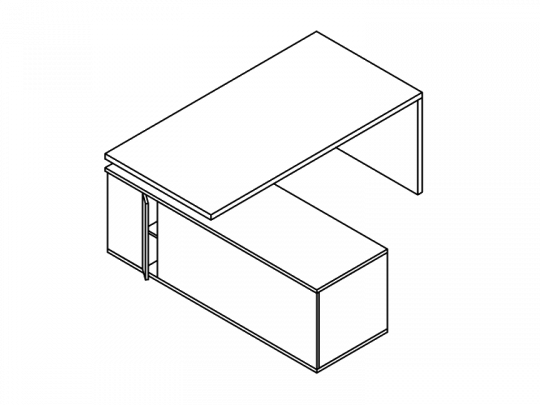 Стол левый NR180TSG