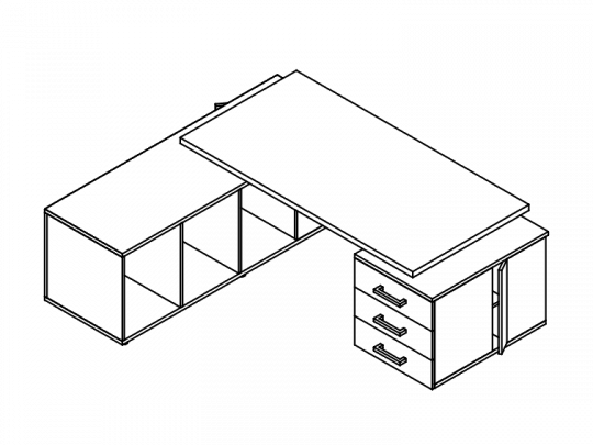 Стол левый NR180T3TSG