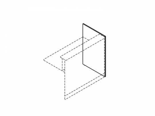 Лицевая панель левая RR1L-