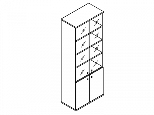 Шкаф высокий V-634