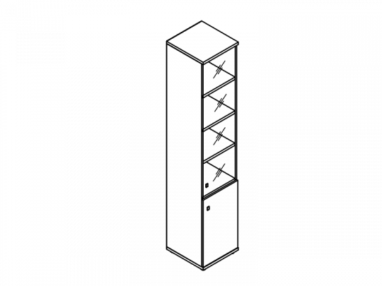 Шкаф правый V-502Пр
