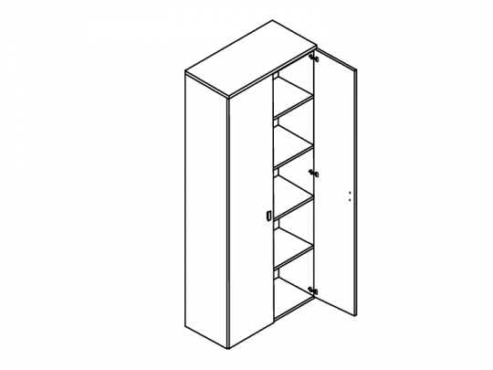 Шкаф высокий 101-715