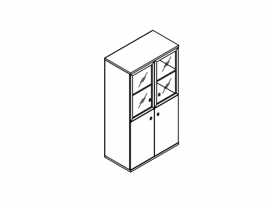 Шкаф средний V-666