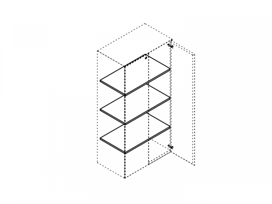 Комплект полок F53-SHW31