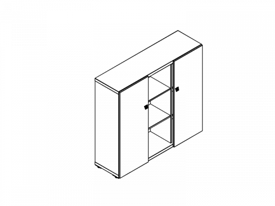 Шкаф средний ZIO285422