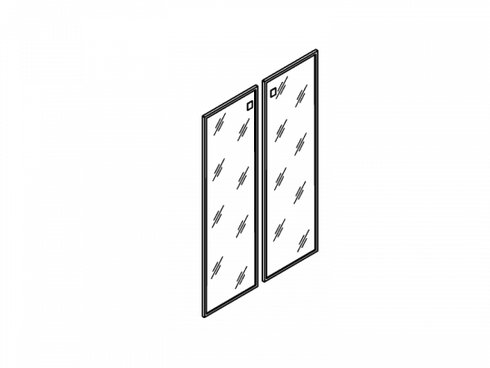 Двери средние (пара) TES284577