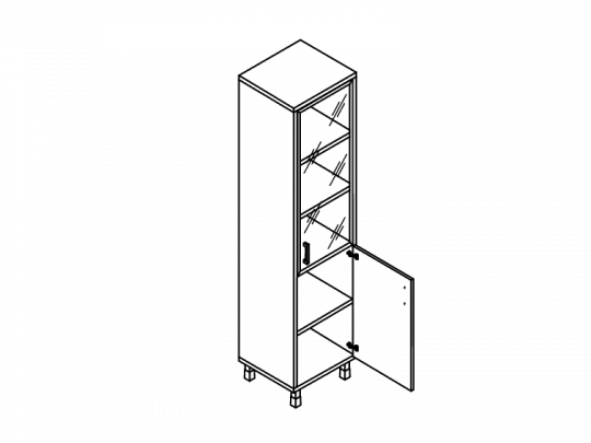 Шкаф правый 431.4R