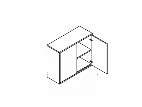 Шкаф низкий COT003