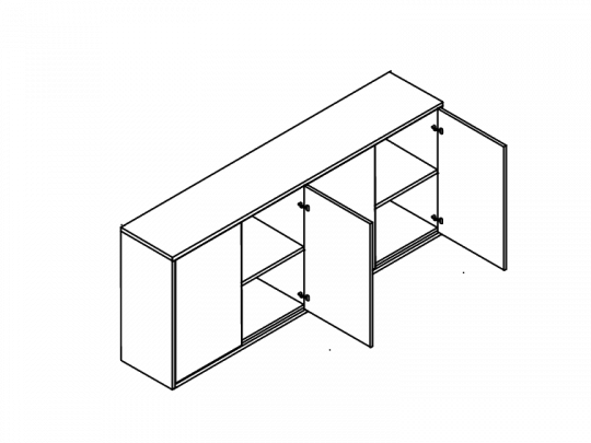 Шкаф низкий COT004