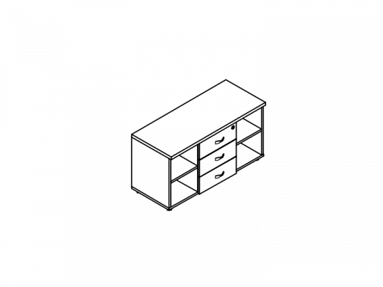 Тумба сервисная с ящиками
 O.TS-11