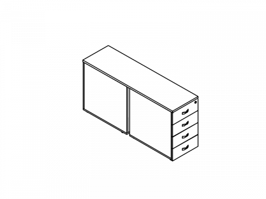 Тумба двойная опорная
 O.TPO-2.7