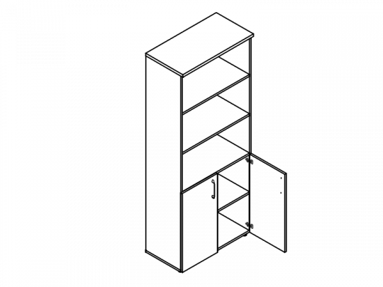 Шкаф высокий O.ST-1.1