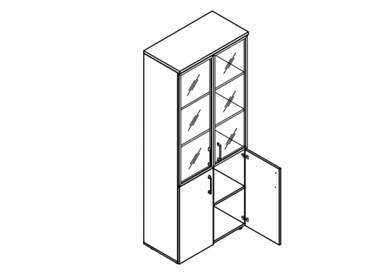 Шкаф высокий O.ST-1.2R