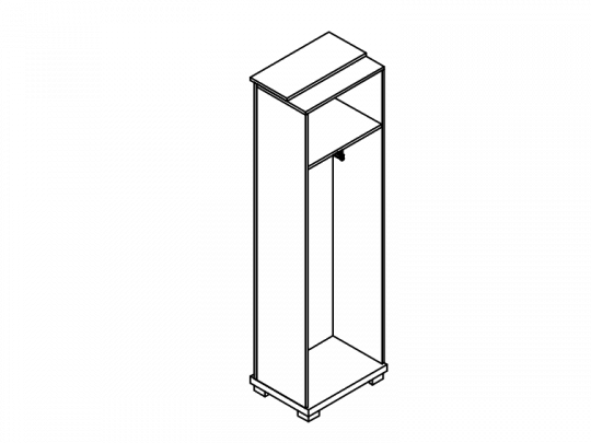 Каркас гардероба центральный L-56Ц