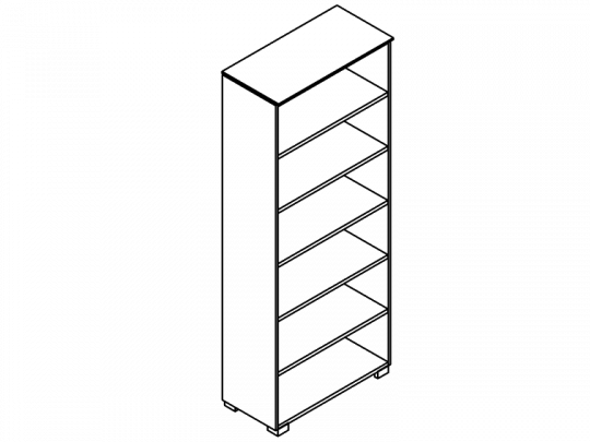 Стеллаж высокий G-67