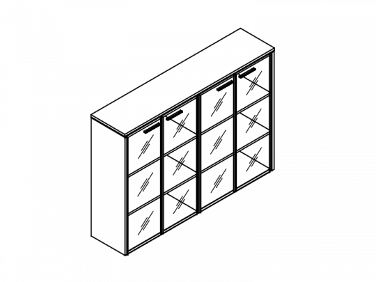 Шкаф средний ВЛ-323ДТ
