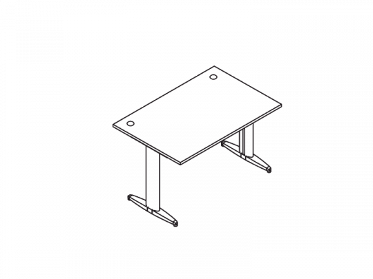 Стол прямой  EDG128