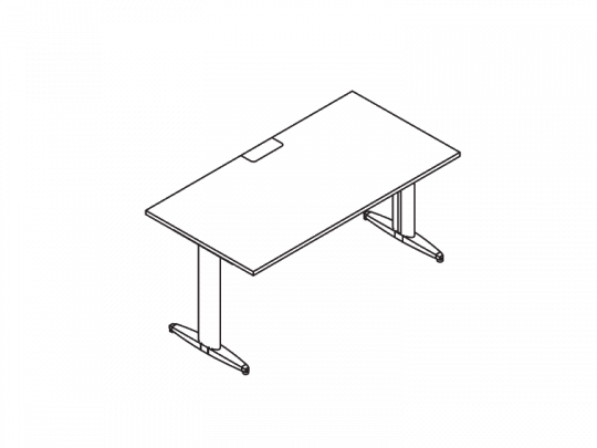 Стол прямой EDM168