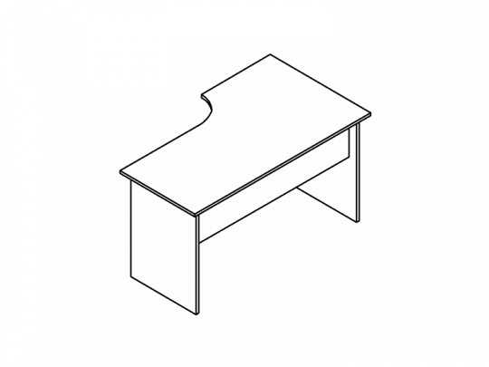 Стол левый SET-1400-1L